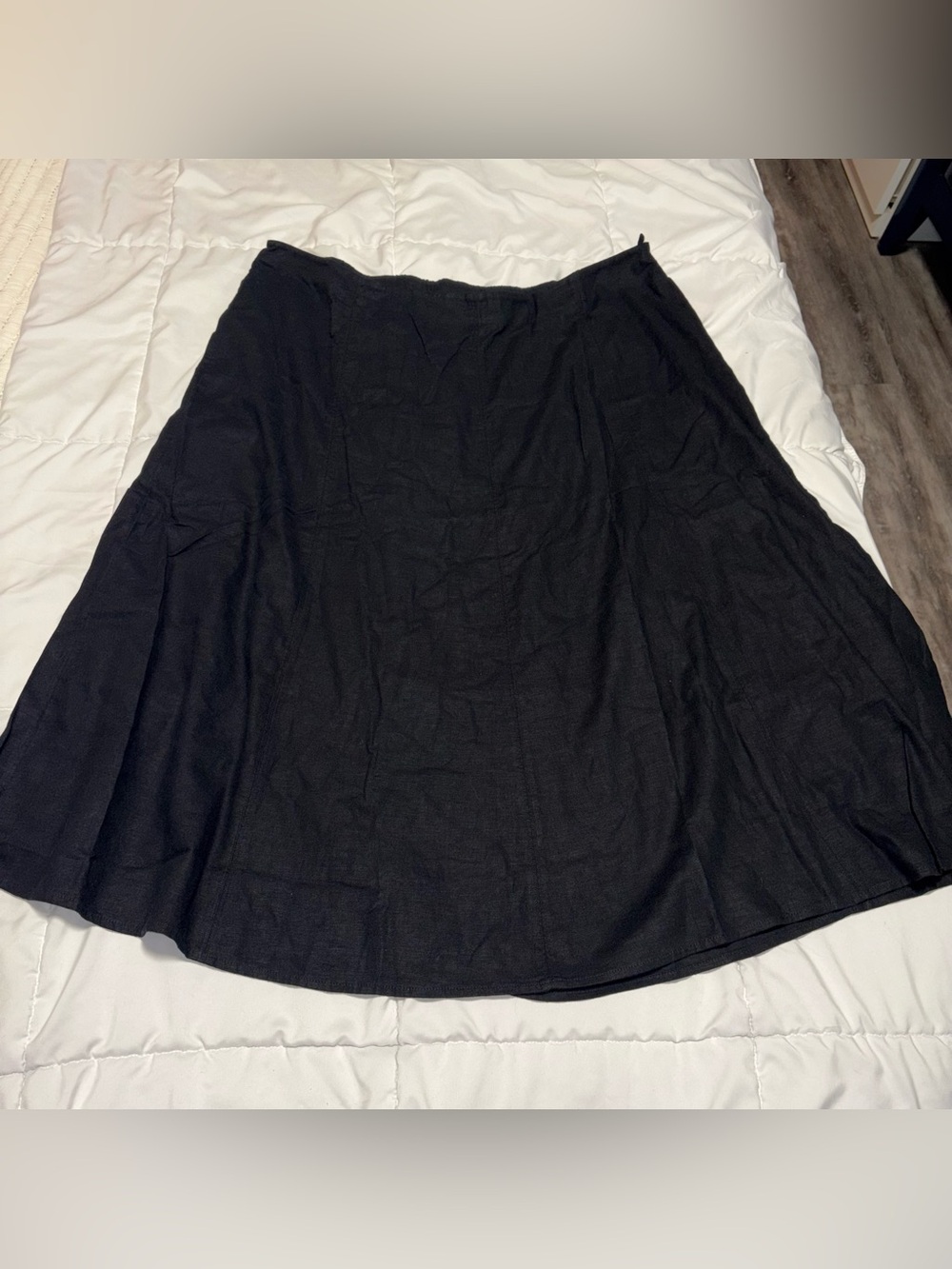 J Jill Linen black skirt size 3X new with tags!